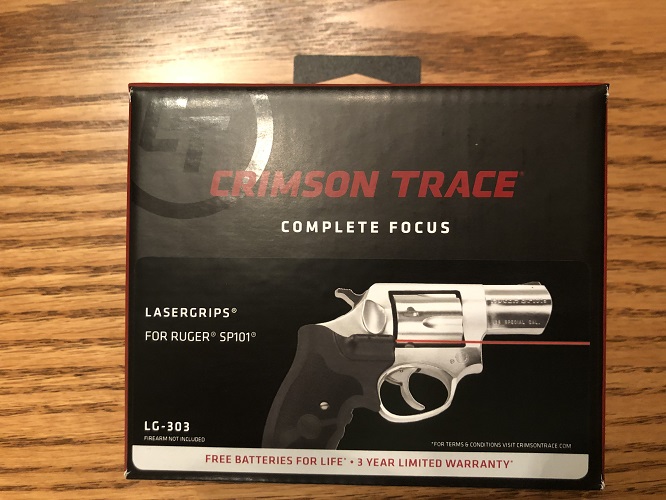 Crimson Trace LG-303 is a red laser grip that fits Ruger SP101. – TJ Target How To Get The Red Target Security Tag Off